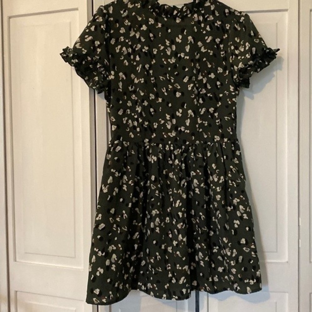 Armani exchange abstract print mini dress